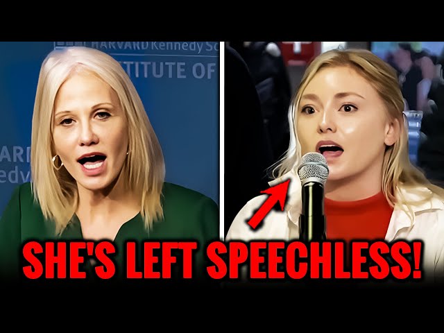 Harvard Student’s Question BACKFIRES… Conway Leaves Her SPEECHLESS!