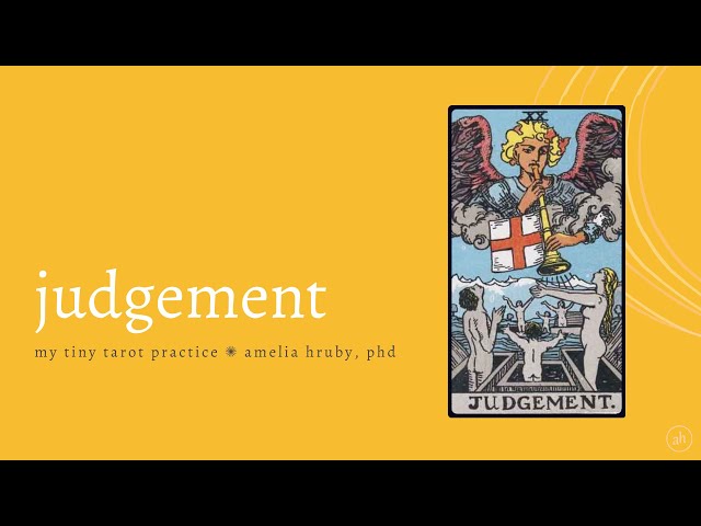 judgement ✺ my tiny tarot practice