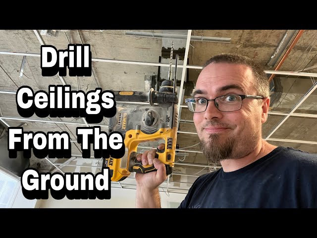 How To Drill Into Concrete From The Ground