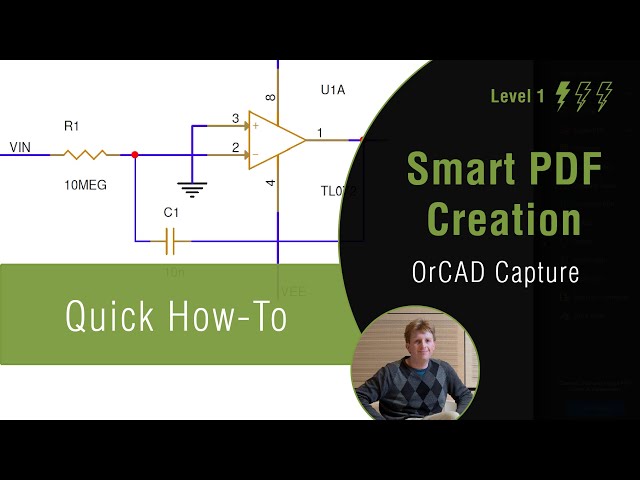 How to Configure and Export a Smart PDF in OrCAD Capture