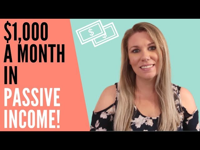 5 Passive Income Ideas that earn $1000+ per month