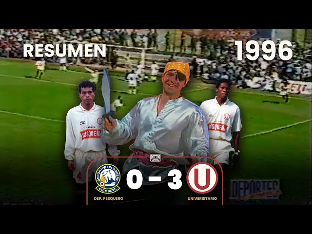 Deportivo Pesquero 0-3 Universitario | Primer partido post partida de Lolo | Resumen |1996 ⚽🎞