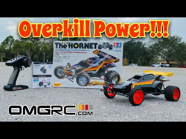 Tamiya The Hornet 1/10 scale Buggy - Hobbywing system on 3s power -  OMGRC.com