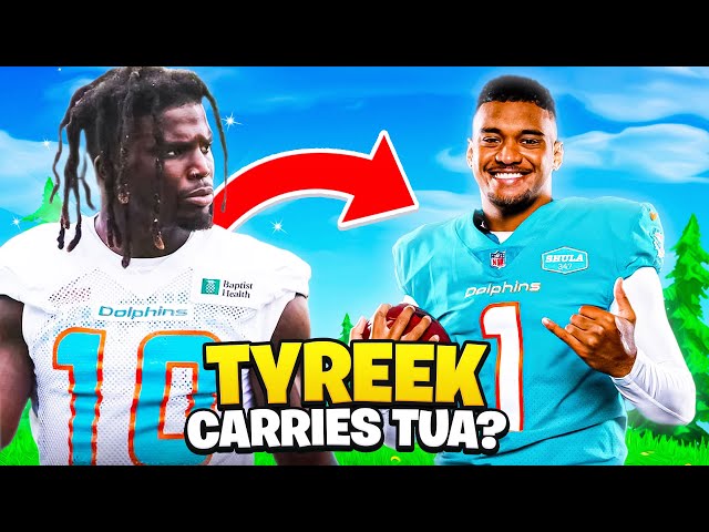 Tyreek Hill CARRIES Tua Tagovailoa in Fortnite!? (MUST SEE)