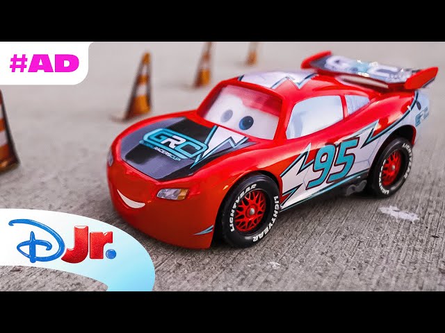 AD |  Lightning McQueen Drift and Race | Pixar Cars | @disneyjr