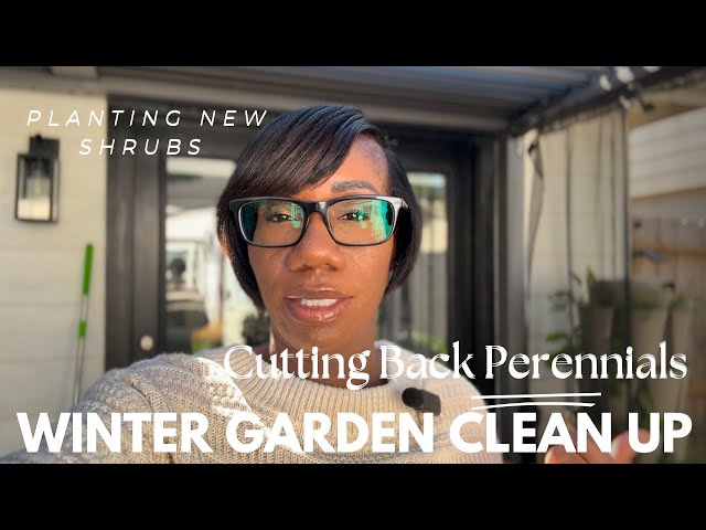 Gardening|Garden Clean Up|Cutting Back Perennials|Planting New Shrubs