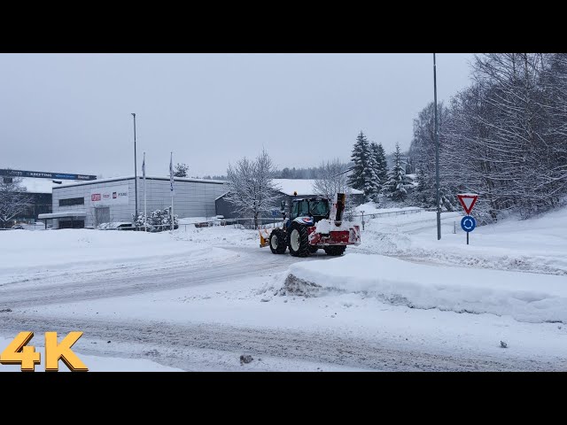 Heavy Snowfall In Norway| 5 February 2025 4k HDR Norway