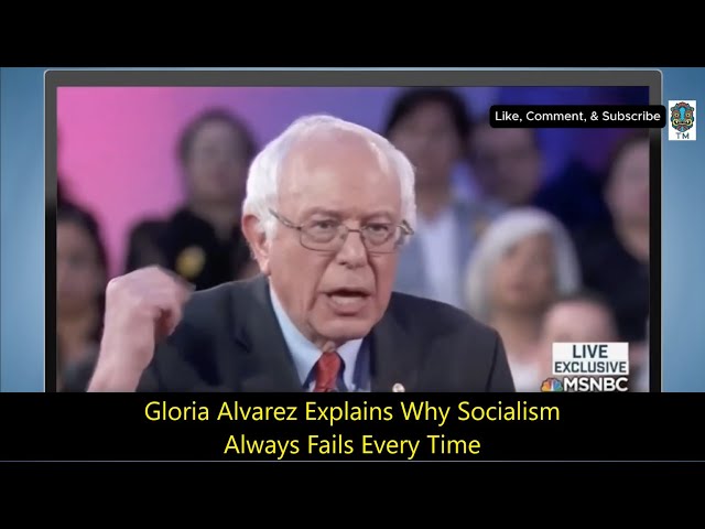 Gloria Alvarez Explains Why Socialism Always Fails Every Time