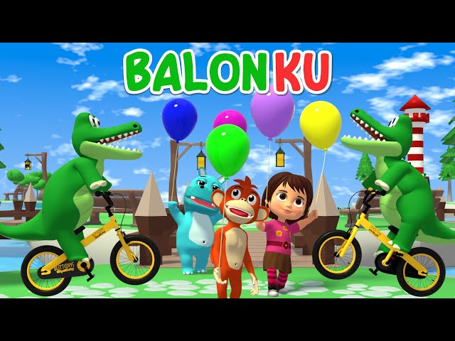 Balonku 🎈💚🎈 Lagu Anak Indonesia Balita