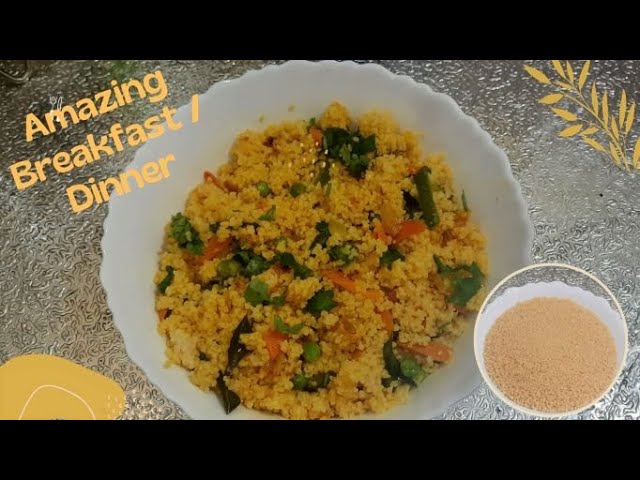 Couscous/Couscous Recipe/How to make Couscous in Tamil