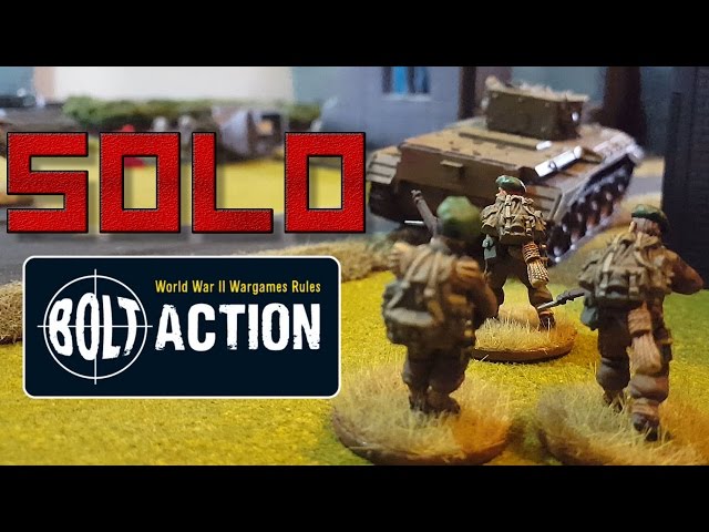 Bolt Action Solo Game 01: Britain Vs Germany