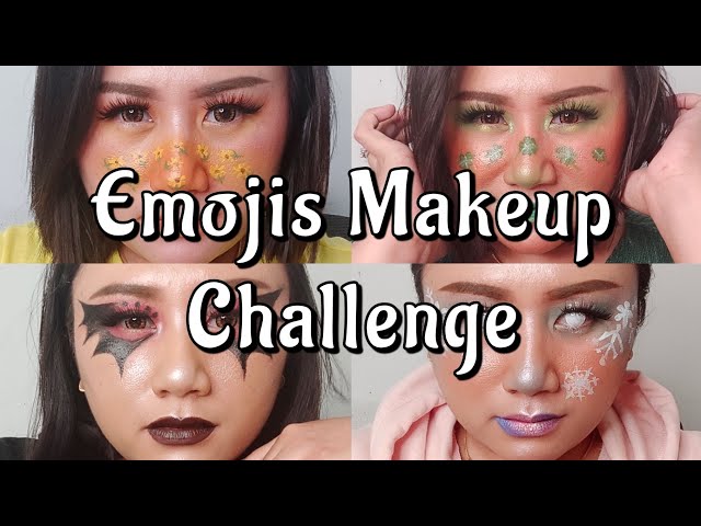 Emojis Makeup Tutorial || Emojis Makeup Challenge #Shorts