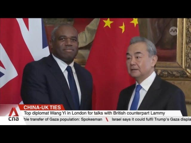 China-UK ties: Top diplomat Wang Yi in London for talks with British counterpart David Lammy