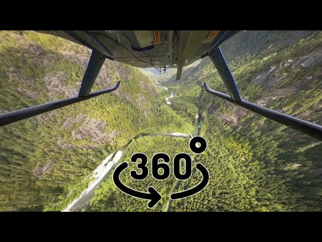 360° Helicopter FULL Flight British Columbia Backcountry Robinson R44