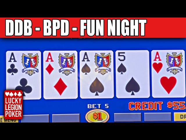 Video Poker after our Live Stream. Double Double Bonus & Bonus Poker Deluxe @ Casino Pauma