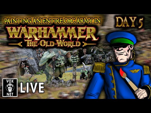 DRIVE THEM! The FINAL BIG Push! Day 5 of Painting an Entire Orc Army in 1 Week | Warhammer