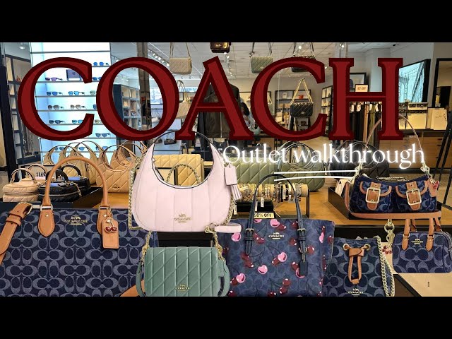 👖COACH Outlet Walkthrough I SOLD OUT Viral Denim Collection + New Quilted & Cherry Prints!#coachbag