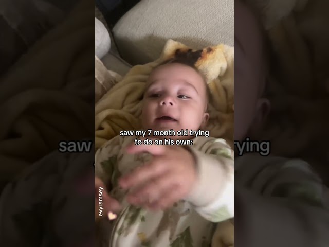 7-month-old baby trying to talk💞Happy Babies Kidz View 💕 #happybabieskidzview