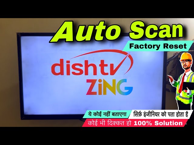 Dish Tv Zing Box Channel Auto Scan | Dish Tv Super FTA Zing Box Channel Search/ Factory Reset