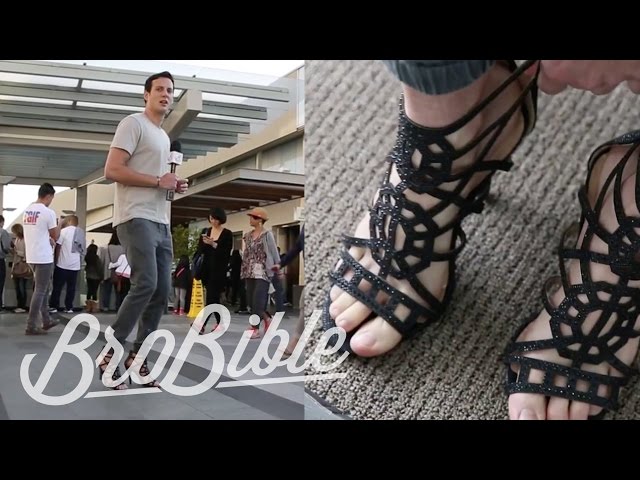 Dude Tries To Wear High Heels For An Entire Day