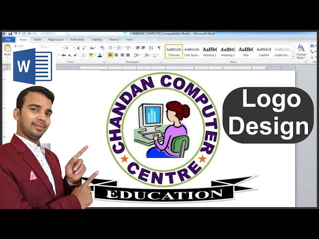 How to make a logo design in microsoft word