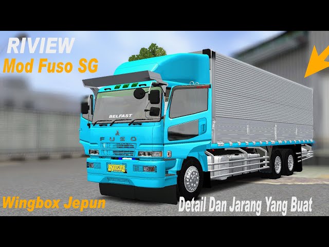 RIVIEW MOD FUSO SG WB STYLE JEPUN BY SBN Terbaru II  Modbussidterbaru CUY #bussid #bussidmod