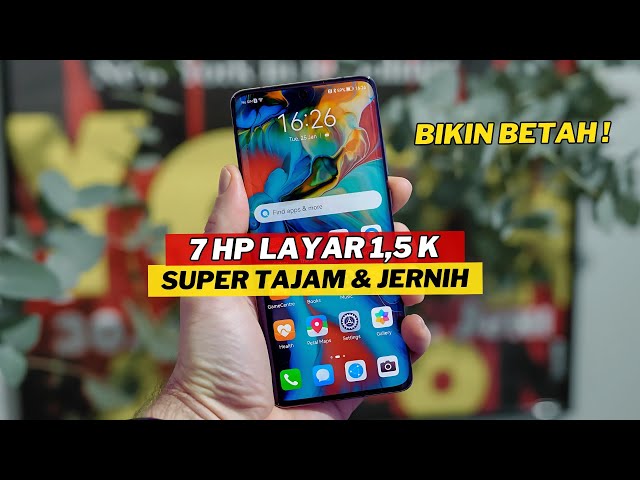 7 HP LAYAR 1,5K TERMURAH 2025 BUAT NONTON & EDITING VIDEO, LAYAR BENING BIKIN BETAH!