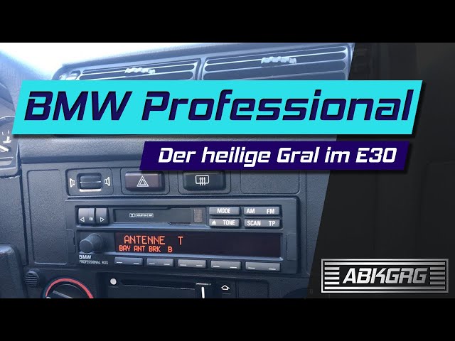 [HowTo] BMW E30 mit BMW Professional RDS + Bluetooth nachrüsten