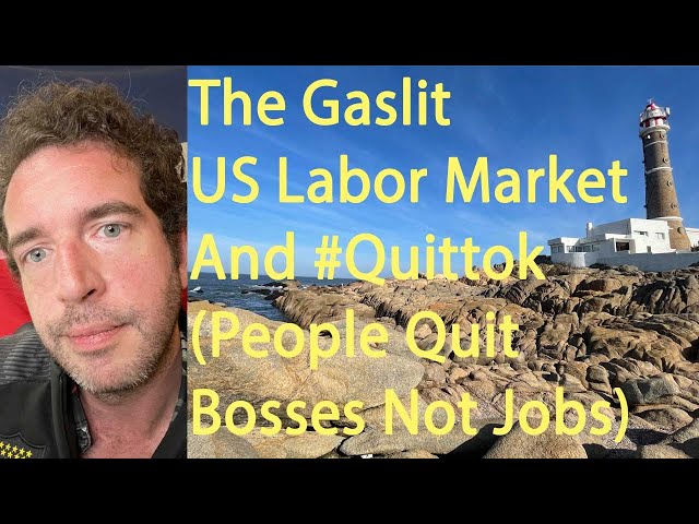 The Gaslit US Labor Market, Quittok, And Systemic Mismanagement