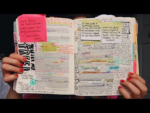 How I Study My Bible + In-Depth Bible Study!