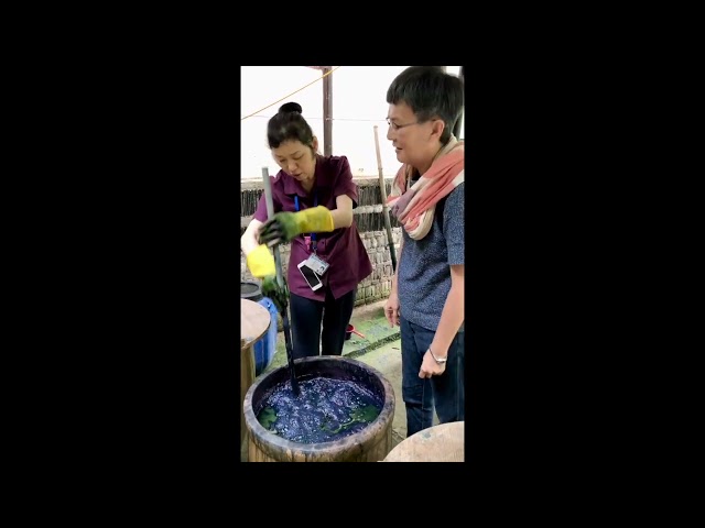 Indigo Dyeing in China at the National Silk Museum: Beth Brown-Reinsel, www.KnittingTraditions.com