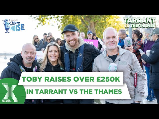 Toby raises over £250,000 in Tarrant vs The Thames