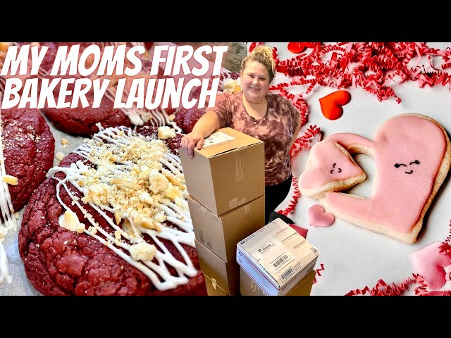 Mom's Bakery Vlog + Packaging All of Our Orders