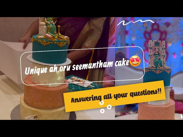 Answering all your doubts🙋‍♀️My first vlog🤩Making of traditional cake for a valaikaappu 🤰