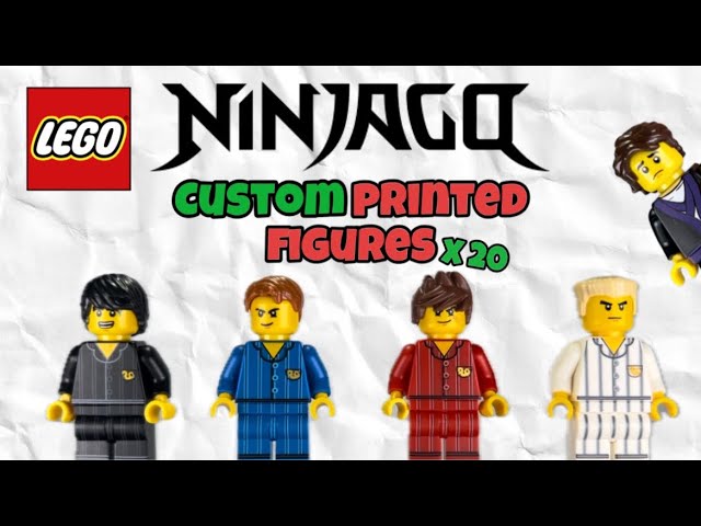 The BEST Custom Printed Ninjago Minifigures