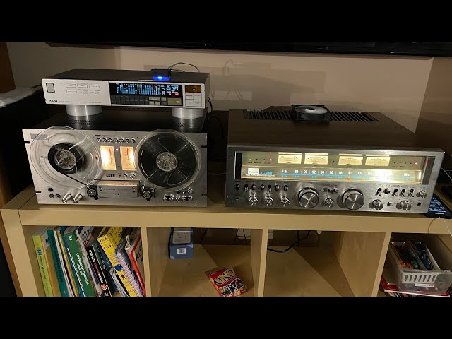 Sansui G-9000 and Pioneer RT-707 Reel to Reel