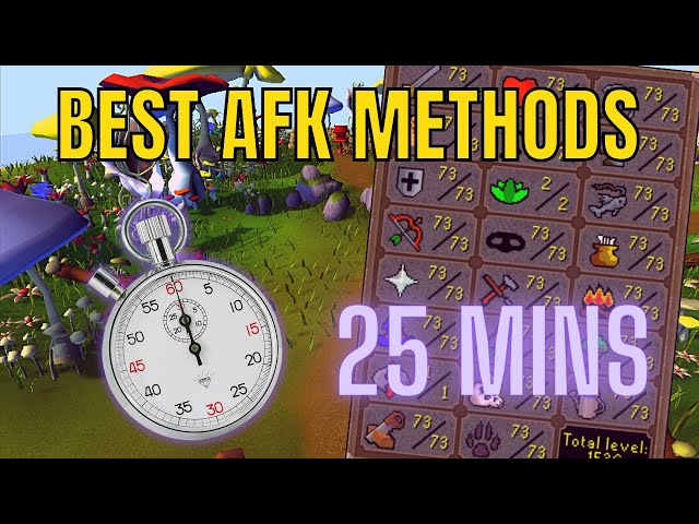 The Best AFK Training Method for Every Skill in OSRS