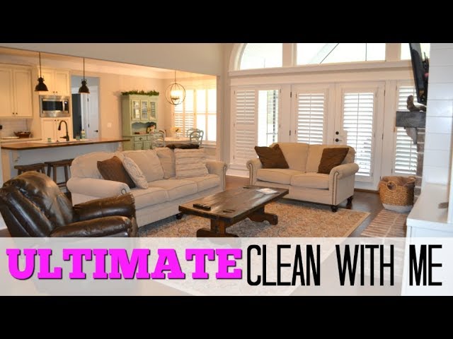 ULTIMATE CLEAN WITH ME | SPEED CLEAN ENTIRE HOUSE CLEANING | MAJOR CLEANING MOTIVATION