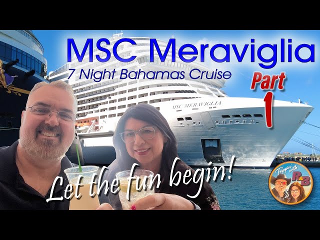 MSC Meraviglia Cruise from Brooklyn to the Bahamas Part 1.  Ship tips & 2 days at sea, karaoke fun!