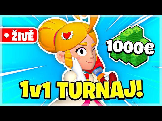 1V1 TURNAJ O POSTUP DO FINÁLE! (1000€) 🤫 + NOVĚ BODÍKY! 😎 | Brawl Stars ŽIVĚ