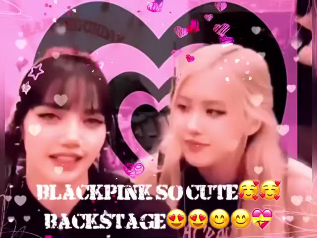 BlackPink’s cute and funny backstage ❤️#shorts #blackpink #blink #lisa #rose #jisoo #kpop