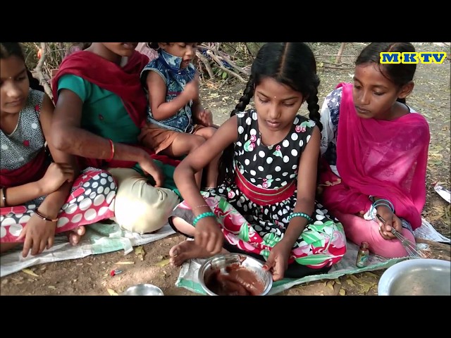 BISCUIT CAKE | BISCUIT CAKE PREPARED SWEETY TEAM | M K TV VILLAGE FOOD | M K TV