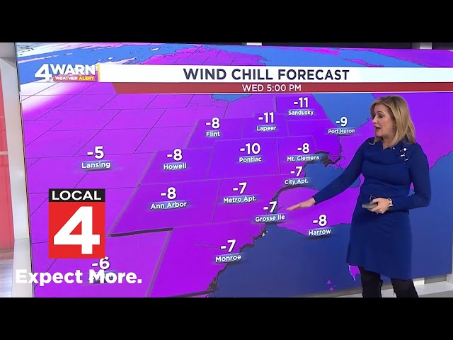 Metro Detroit weather forecast Jan. 22, 2025 -- 6 a.m. Update