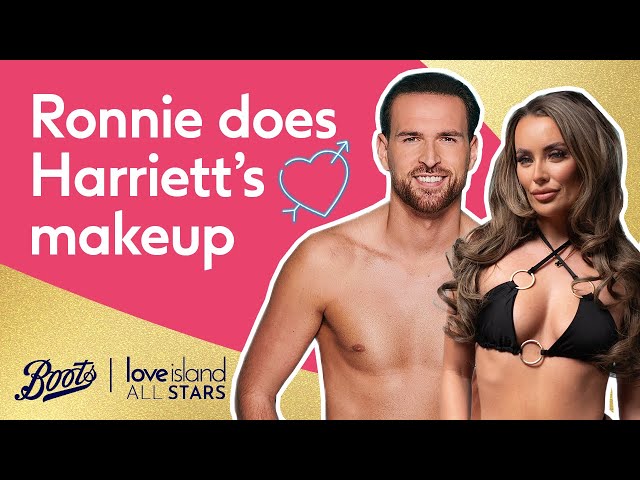 Boy does girls makeup challenge with Ronnie & Harriet | Love Island All Stars | Boots UK