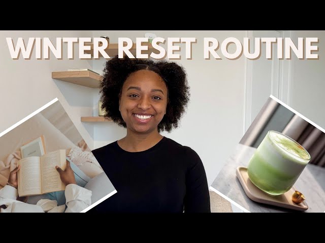 Cozy winter reset | gentle goal setting for February + affirmations for self love