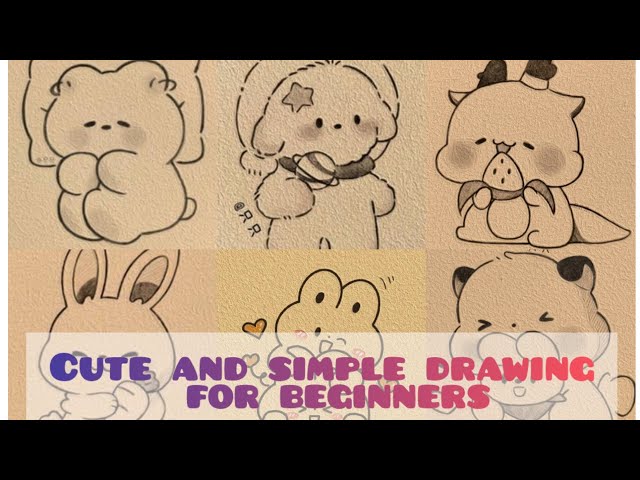 cute and simple drawing for beginners 😍