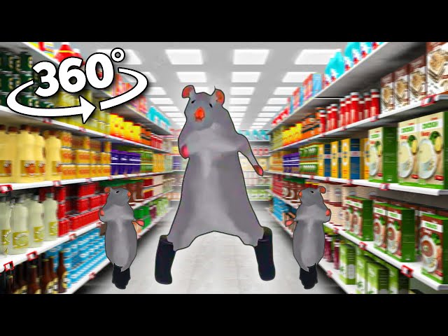 Chess Type Beat (Rat Dance) - Supermarket in 360° Video | VR / 4K