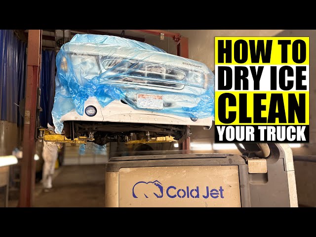 How to Dry Ice Clean your Truck | ASMR