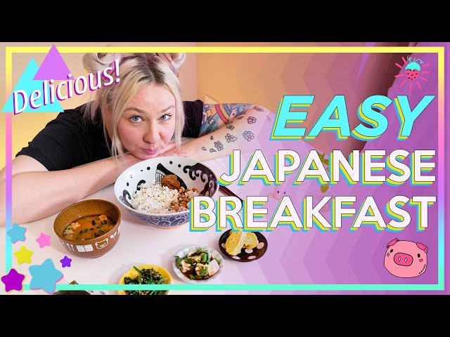 Japanese Breakfast Recipes - Spinach Sesame Miso, Dashi + Miso Soup, Rolled Egg