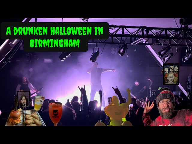 Vlog 103 - faces of death tour (signs of the swarm)  Birmingham